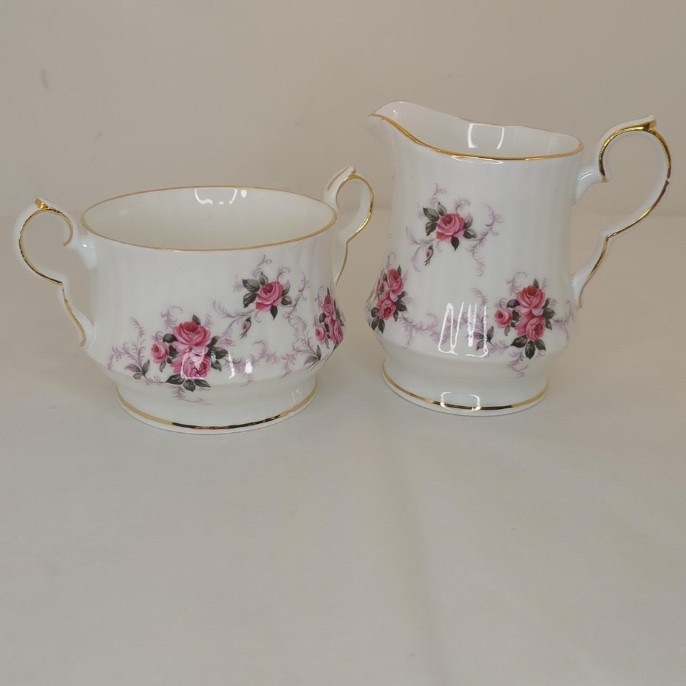 Vintage Princess‎ House Exclusive Hammersley Fine Bone China Sugar & Creamer Set
